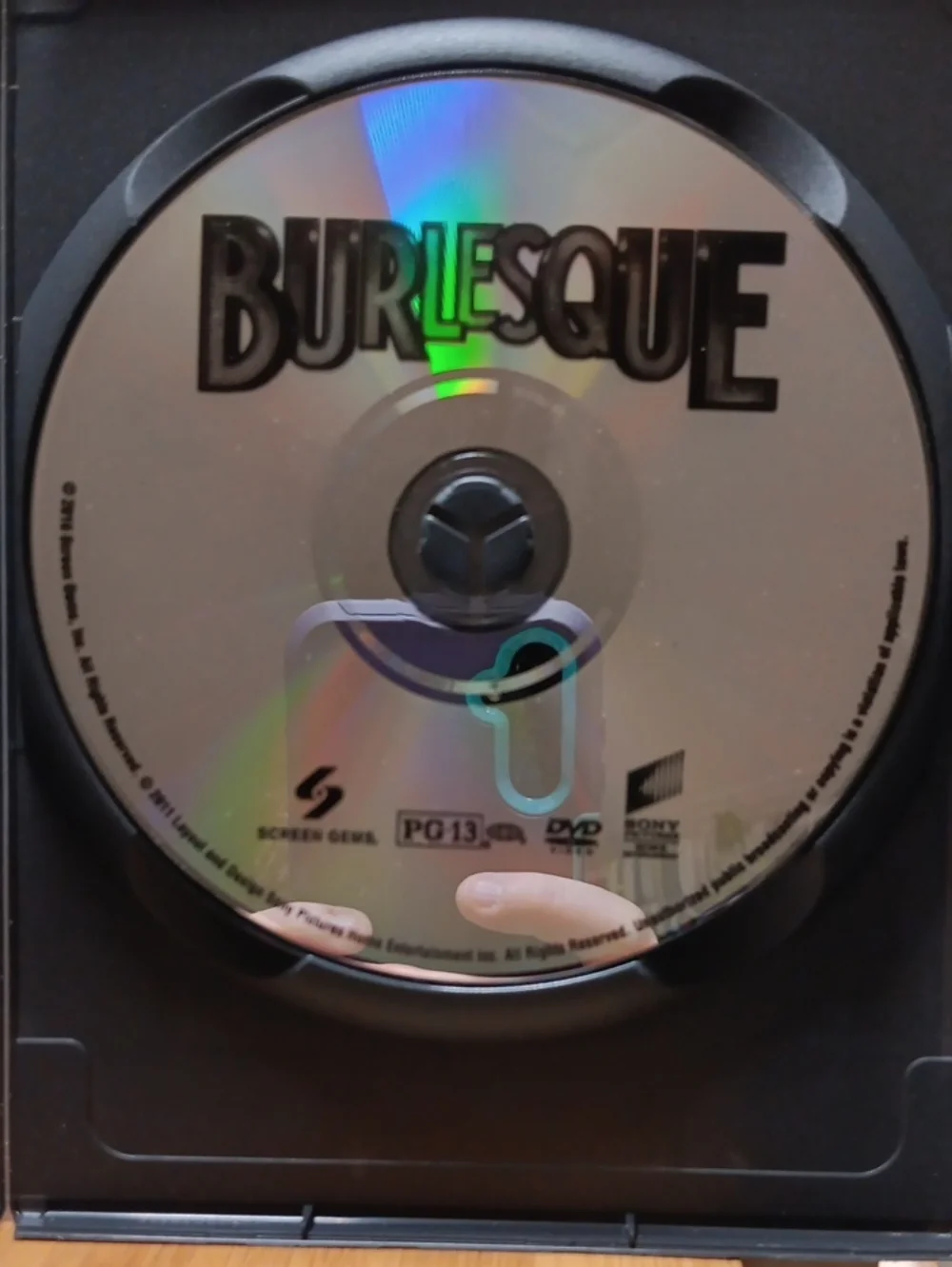 Burlesque Movie DVD EUC